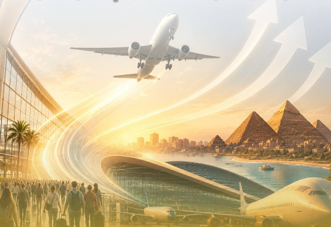 الحكومة:-إشادات-عالمية-بالمطارات-المصرية-وقدرتها-على-تلبية-الطلب-المتزايد